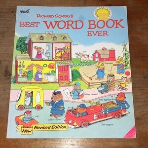 Richard Scarry's Best Word Book Ever - 1963 vintage  Edition